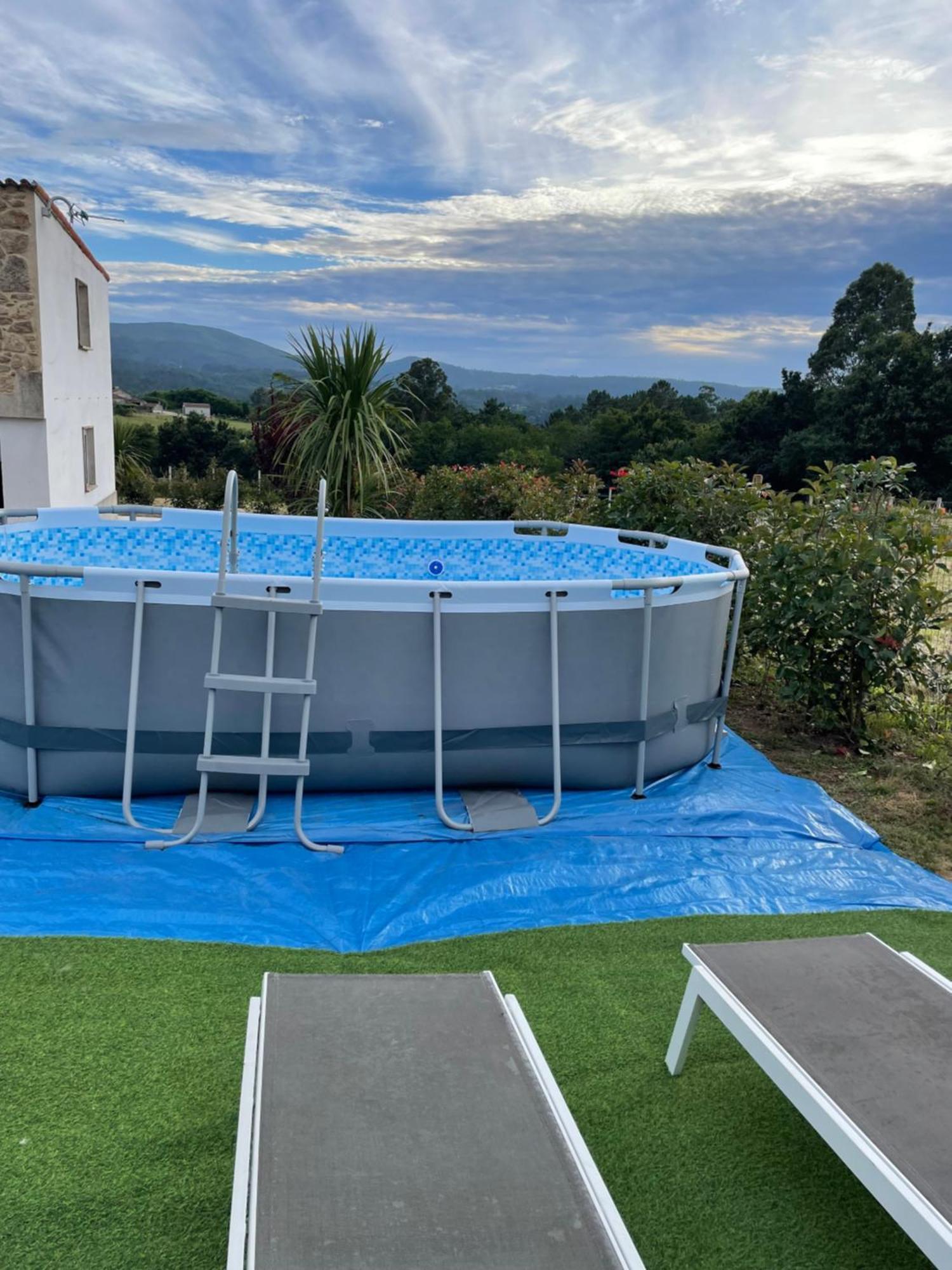Casa Vanguardista En El Campo Cerca De Santiago Pontevedra Esterno foto